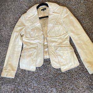 Womens Bebe leather coat